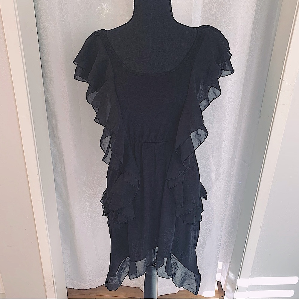 H&M Cocktail Dress with Ruffle Sz: XS